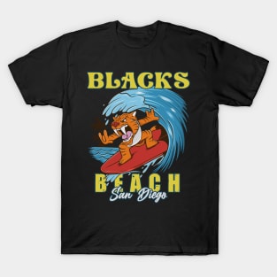 Blacks beach surfing San Diego T-Shirt